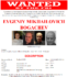 Evgeniy Mikhailovich Bogachev FBI Wanted Poster and author of the original Zeus trojan